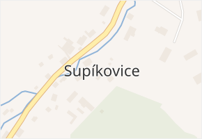 Supíkovice v obci Supíkovice - mapa části obce