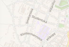 5. května v obci Sušice - mapa ulice