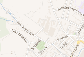 Boženy Němcové v obci Sušice - mapa ulice