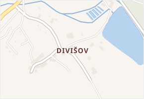Divišov v obci Sušice - mapa části obce