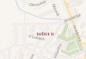 Luční v obci Sušice - mapa ulice