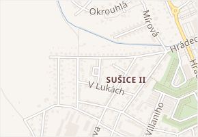 Na Palouku v obci Sušice - mapa ulice