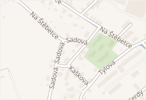 Na Výsluní v obci Sušice - mapa ulice