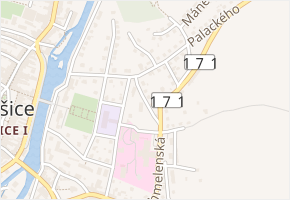 Nad Lipou v obci Sušice - mapa ulice