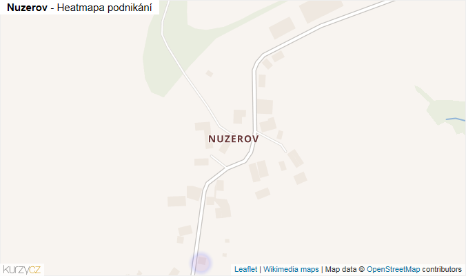 Mapa Nuzerov - Firmy v části obce.