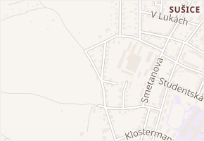 Pod Rozhlednou v obci Sušice - mapa ulice