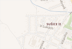 Pod Viničkami v obci Sušice - mapa ulice