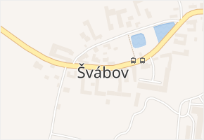 Švábov v obci Švábov - mapa části obce