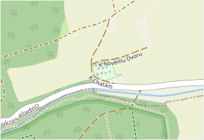K Chatám v obci Svárov - mapa ulice