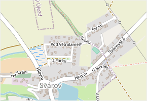 Příčná v obci Svárov - mapa ulice