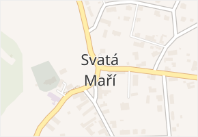 Svatá Maří v obci Svatá Maří - mapa části obce