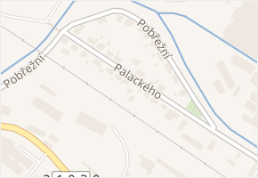 Palackého v obci Svatava - mapa ulice