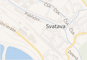 Přemyslova v obci Svatava - mapa ulice