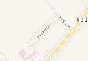 Za Školou v obci Svatobořice-Mistřín - mapa ulice
