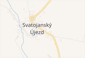 Svatojanský Újezd v obci Svatojanský Újezd - mapa části obce