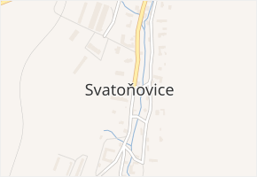 Svatoňovice v obci Svatoňovice - mapa části obce