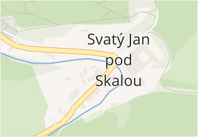 Kozí Hřbet v obci Svatý Jan pod Skalou - mapa ulice