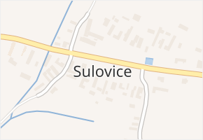 Sulovice v obci Svatý Mikuláš - mapa části obce