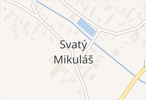 Svatý Mikuláš v obci Svatý Mikuláš - mapa části obce