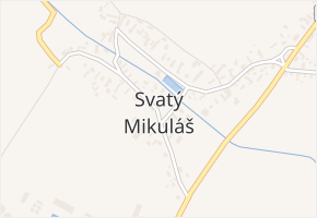 U Lesa v obci Svatý Mikuláš - mapa ulice