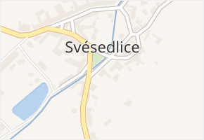 Svésedlice v obci Svésedlice - mapa části obce