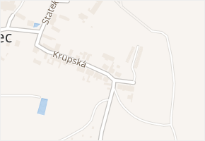 Krupská v obci Světec - mapa ulice