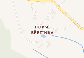 Horní Březinka v obci Světlá nad Sázavou - mapa části obce