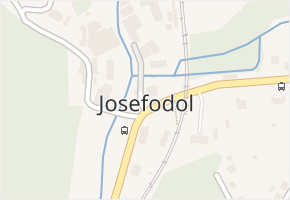 Josefodol v obci Světlá nad Sázavou - mapa části obce