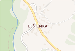 Leštinka v obci Světlá nad Sázavou - mapa části obce