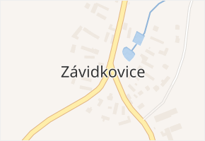 Závidkovice v obci Světlá nad Sázavou - mapa části obce