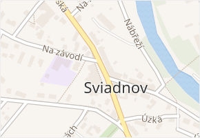 Pod Šimlem v obci Sviadnov - mapa ulice