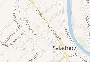 Sportovní v obci Sviadnov - mapa ulice