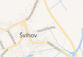 Havlíčkova v obci Švihov - mapa ulice