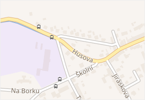 Husova v obci Švihov - mapa ulice