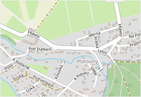 Hlavní v obci Svinaře - mapa ulice