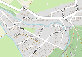 Kosovka v obci Svinaře - mapa ulice