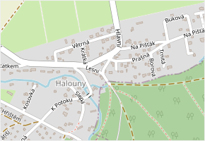 Rochotská v obci Svinaře - mapa ulice