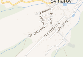 Družstevní v obci Svinařov - mapa ulice