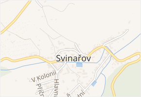 Pod Kozincem v obci Svinařov - mapa ulice