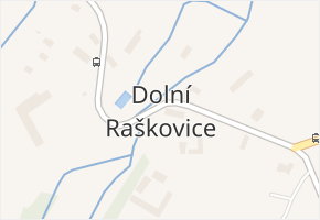 Dolní Raškovice v obci Svinčany - mapa části obce
