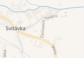 Černovice v obci Svitávka - mapa ulice