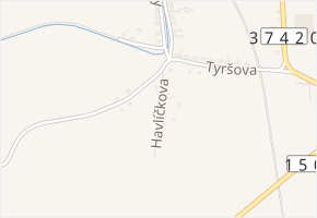 Havlíčkova v obci Svitávka - mapa ulice
