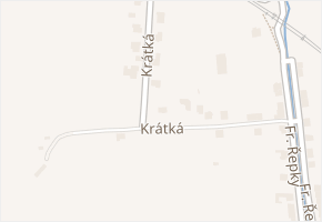 Krátká v obci Svitávka - mapa ulice