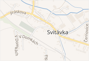 nám. Třebízského v obci Svitávka - mapa ulice