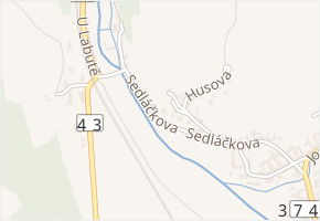 Sedláčkova v obci Svitávka - mapa ulice