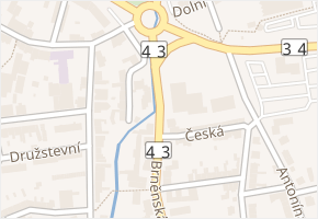 Brněnská v obci Svitavy - mapa ulice