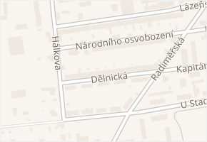Dělnická v obci Svitavy - mapa ulice