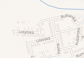 Estonská v obci Svitavy - mapa ulice