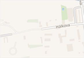 Hálkova v obci Svitavy - mapa ulice