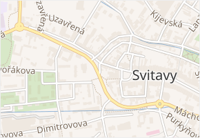 Horova v obci Svitavy - mapa ulice